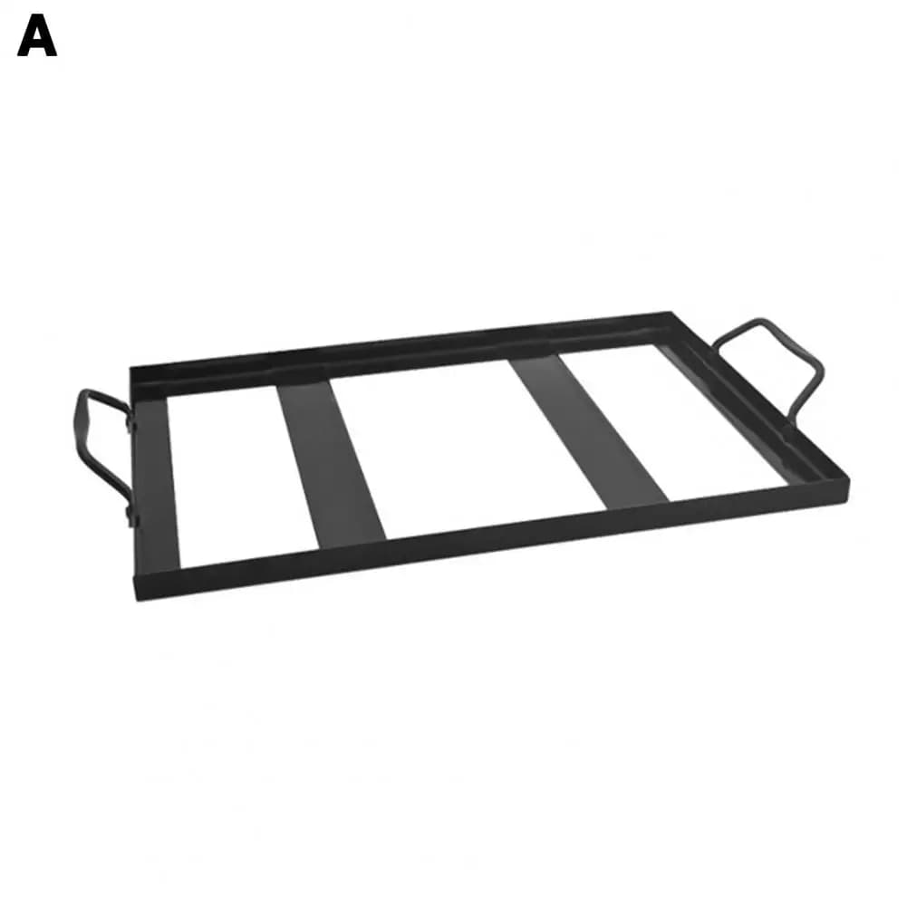 Reusable Grilling Rack Salt Stone Non-stick Grilling Rack Heavy Duty Iron Bbq Holder Heat Resistant Multifunctional Barbecue