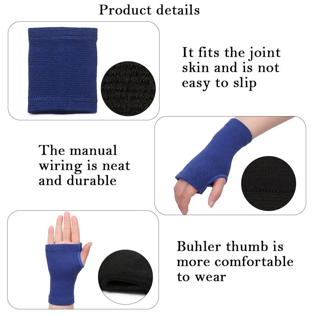Manicotto per tutore Bendaggio sportivo Supporto per polso per mano Protezione per il polso Guanto elastico per palmo Fasce per polso Braccialetti per tutore per gomito sportivo