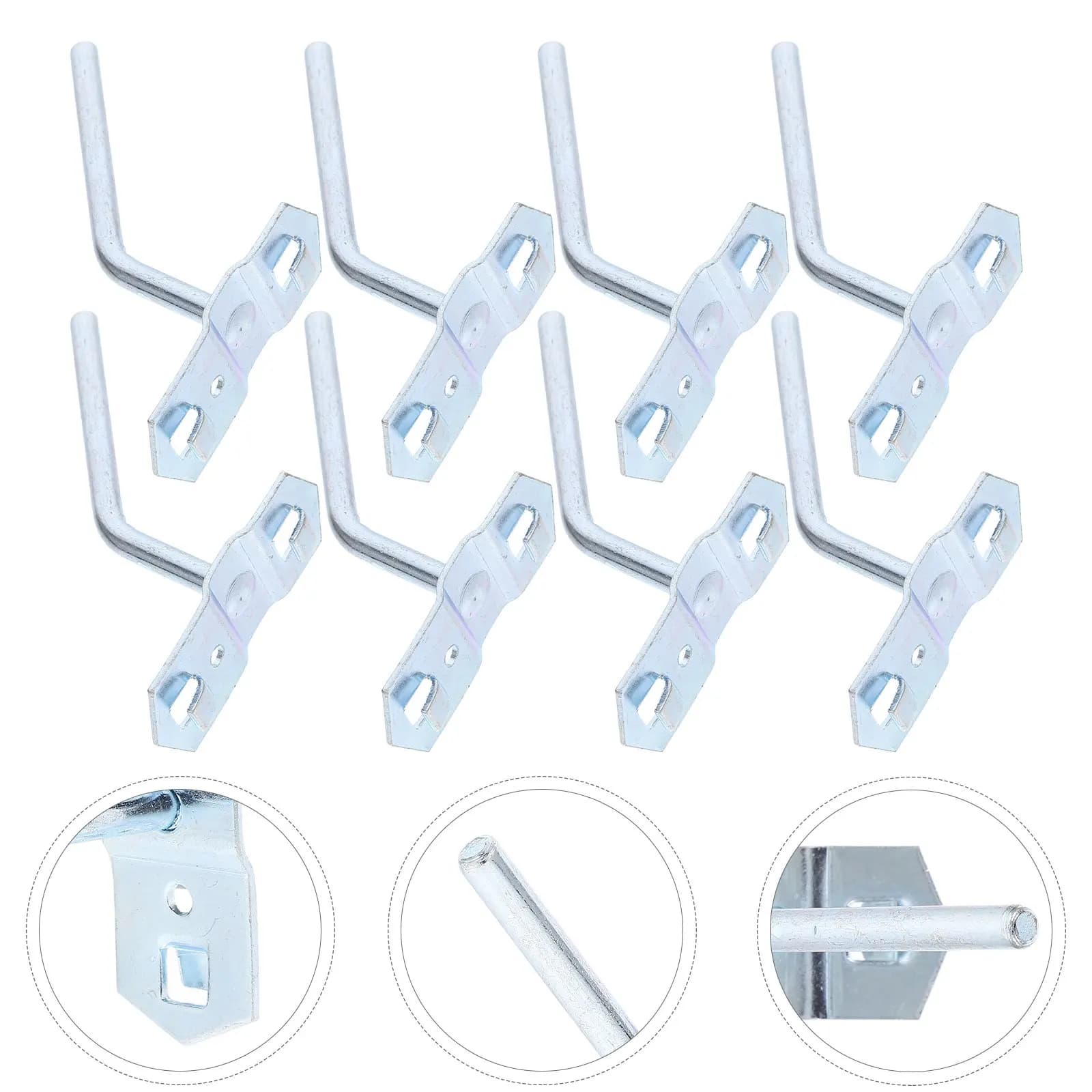 10Pcs Socket Wall Storage Hook Garage Wall Hanger Heavy Duty Pegboard Tool Holder for Electric and Manual Tools