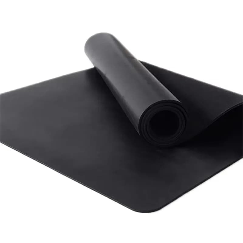 Solid Color PU Yoga Mats Rubber Yoga Mat Foldable Exercise Training Polyurethane Foam Mat
