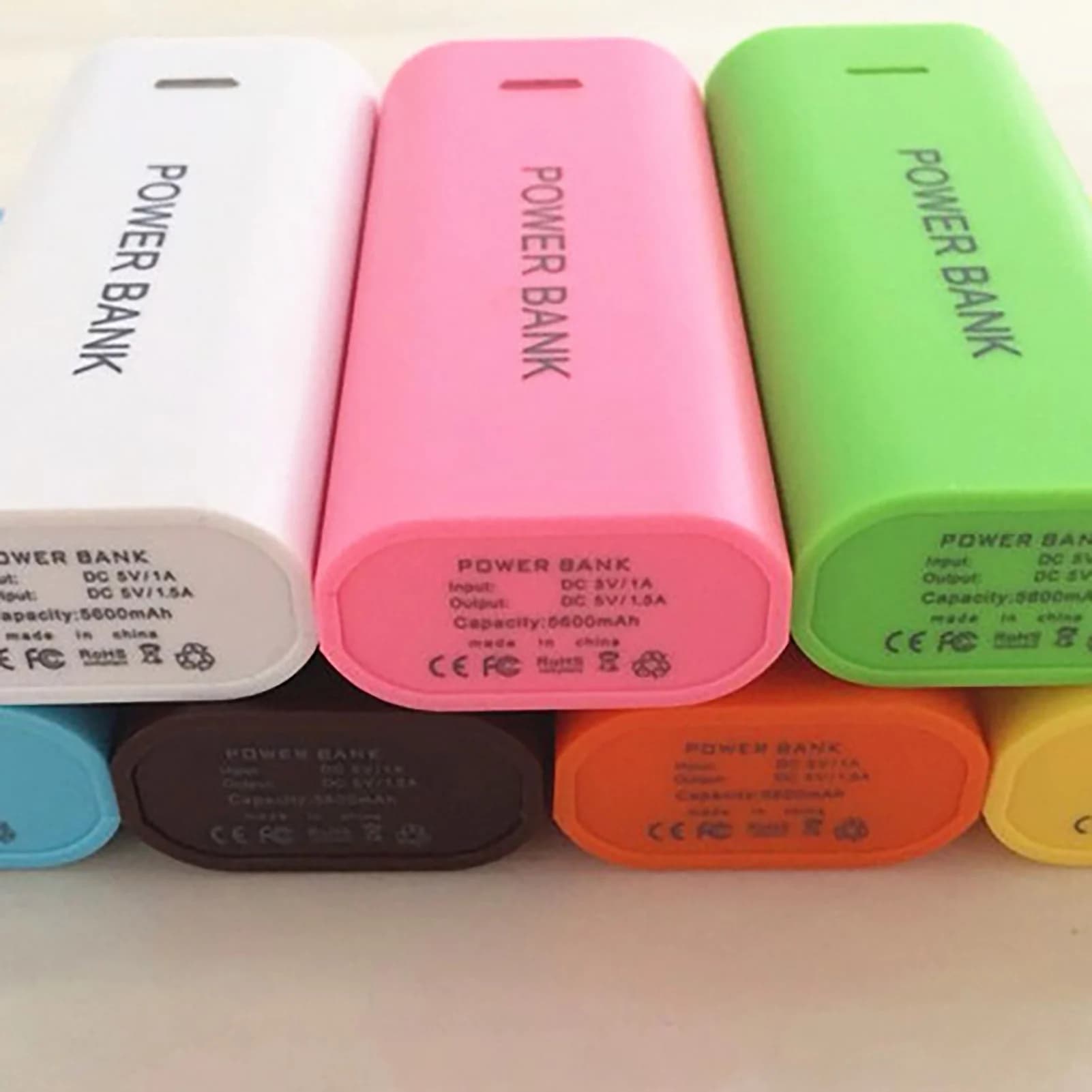 2*18650 USB Power Bank Portable 5V 5600mAh Battery-Free Welded DIY Battery Charging Box For Phone