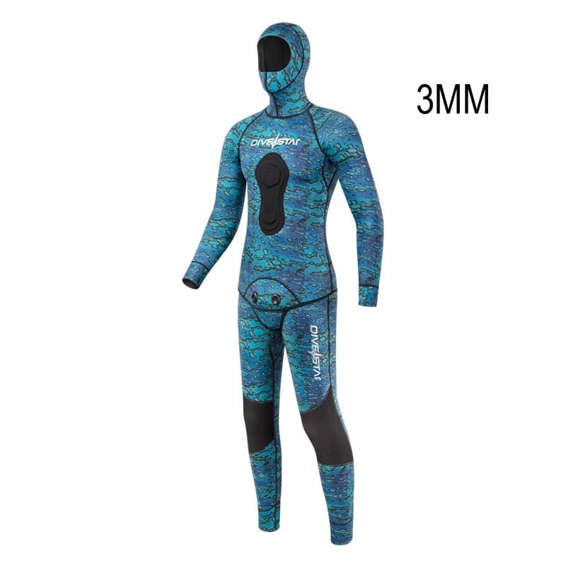 3MM Scuba Keeping Hot Open Air Water Sports Underwater Fishing Kayak Nuoto Diver Mute Neoprene Hooded Snorkeling Hunt Mute