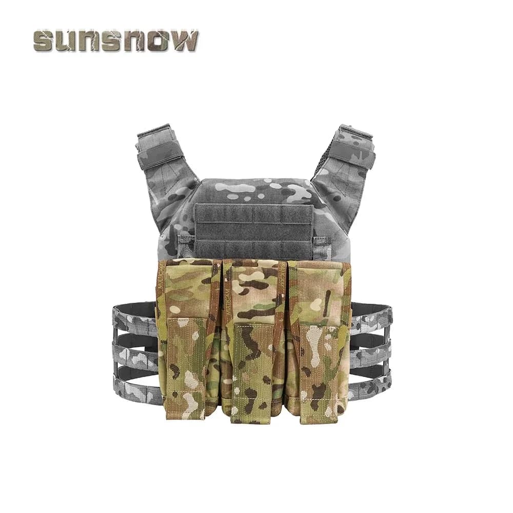 Gilet tattico Molle Triple Magazine Bag Borsa doppia singola per accessori per M4 AK 762 mag