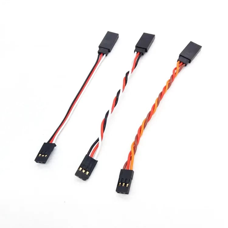 100 PZ 150mm 200mm 300mm 500mm Futaba JR Maschio A Femmina Motore Servo Cavo di Prolunga Filo Per RC Elicottero Drone aereo