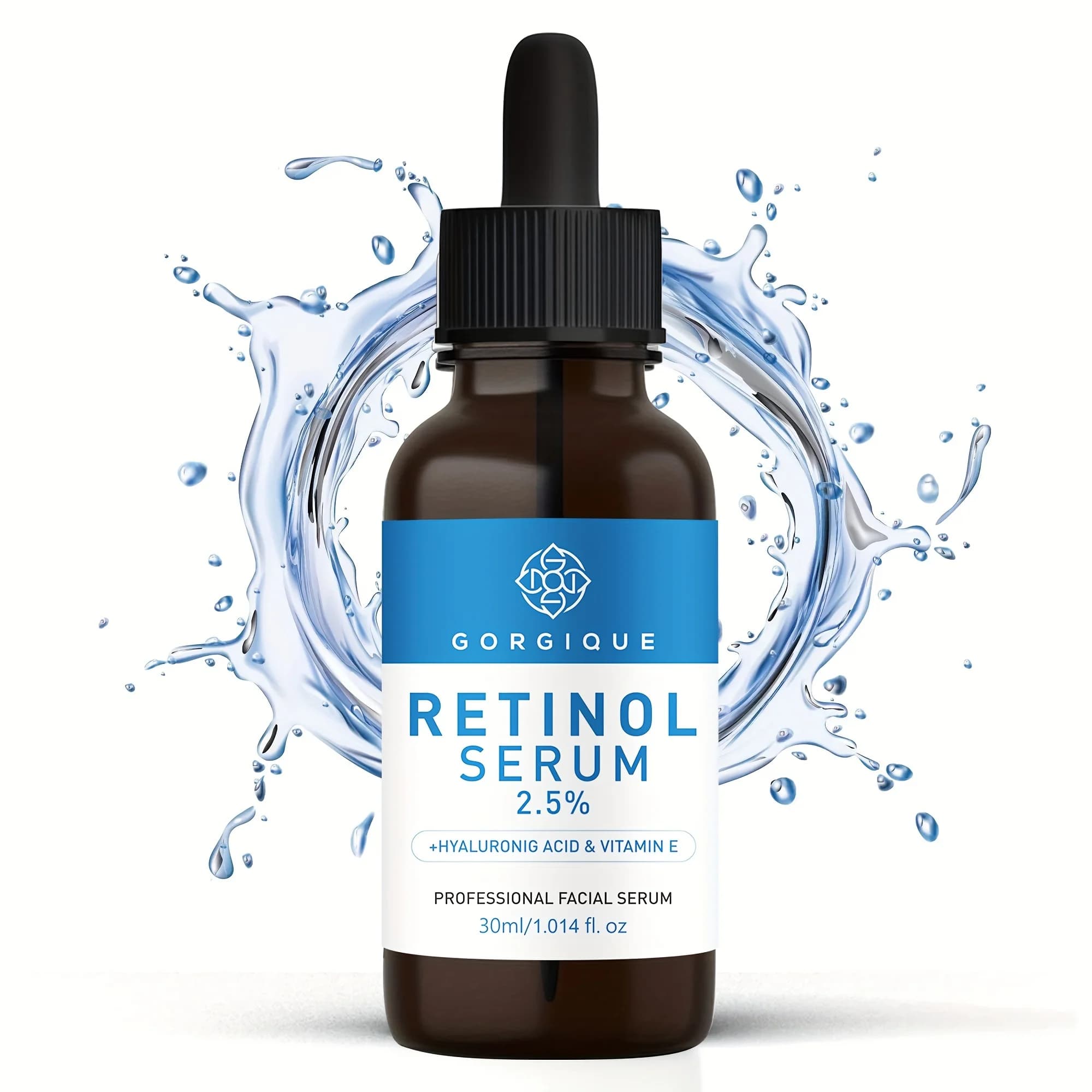 Face retinool serum with hyaluronic acid Siero retinoidal for resurfacing with vitamin AE