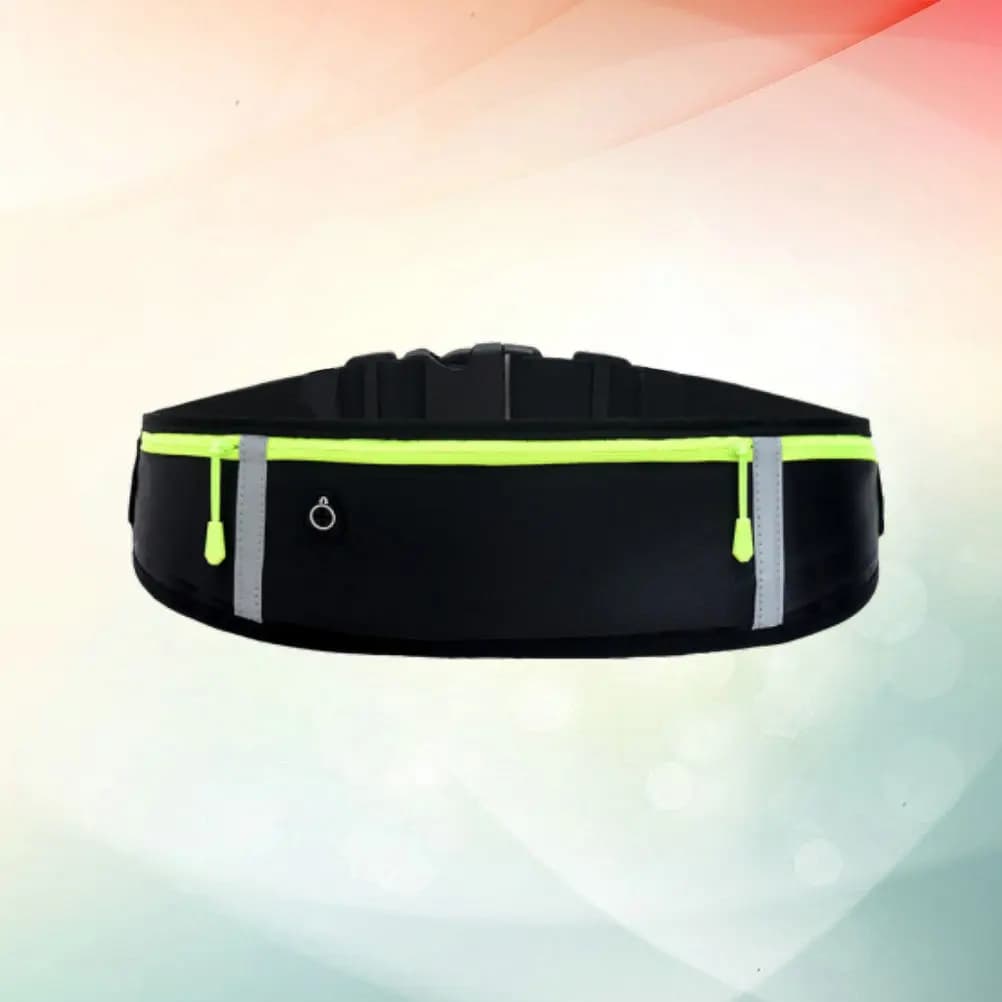 Black Ultra-Slim Racer Waterproof with Adjustable Reflective Belt for Open Sport