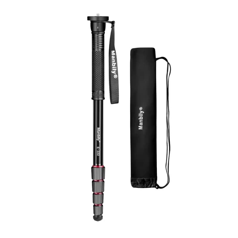 5-Section aluminum tripod for SLR camera portable lightweight walking trekking poles