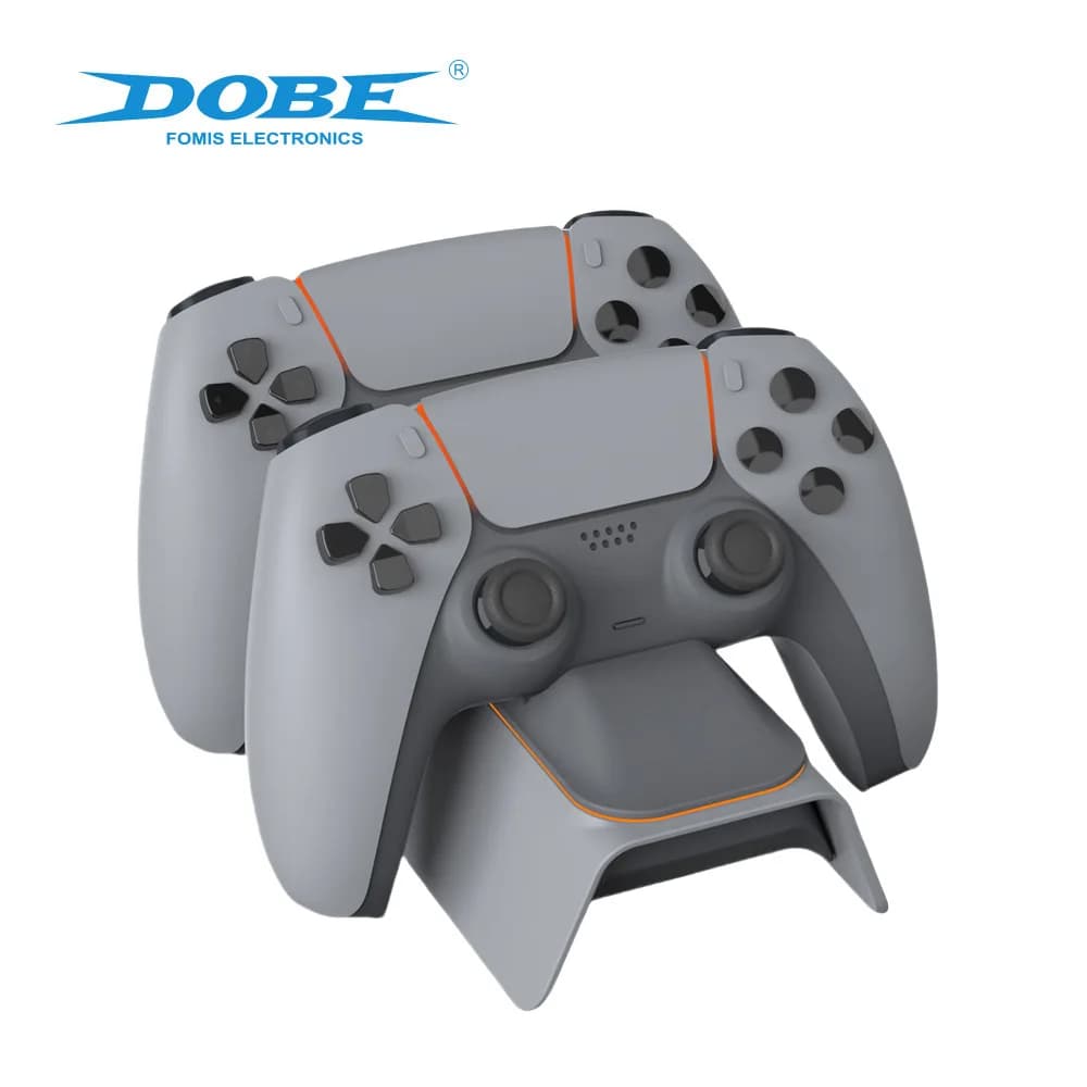 Base di Ricarica per Controller PS5 DualSense, Caricatore Rapido con Cavo Type-C e Indicatore Luminoso, Accessorio per Gamepad PS5