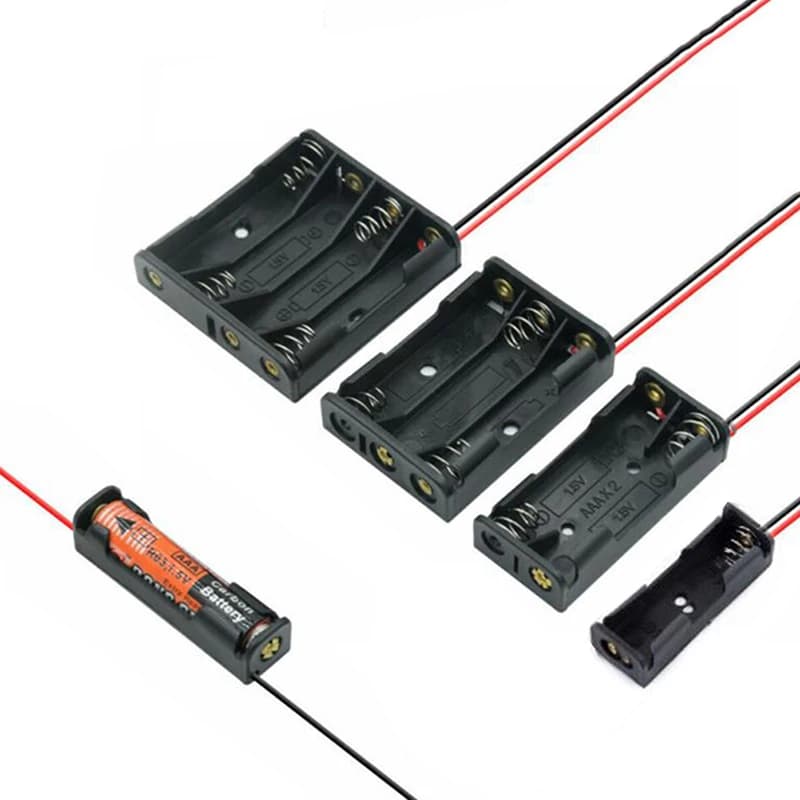 1PC Contenitore per batterie AAA con 2/3/4 slot - Scatola porta batterie AAA - F(x)