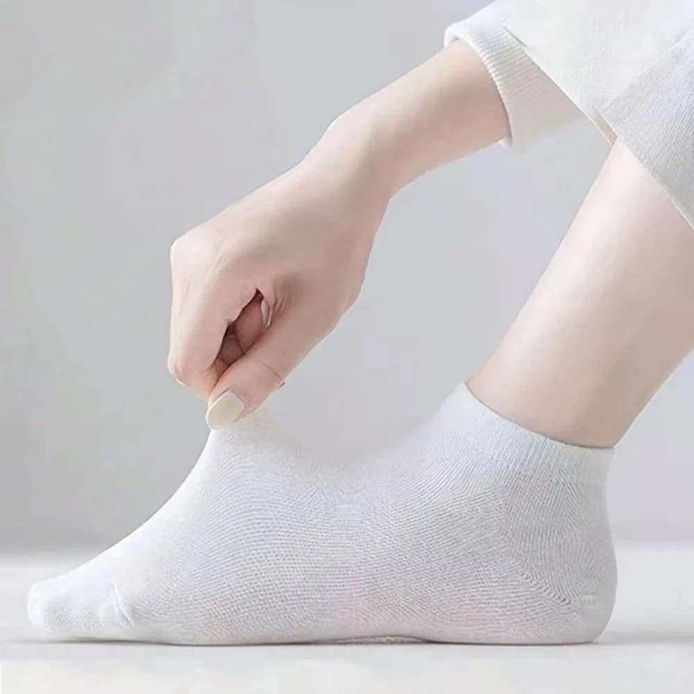 3Pairs Moisture Absorbing Solid Color Invisible Socks Thin Low Cut Men's Short Socks Breathable Boat Socks Fitness Travel