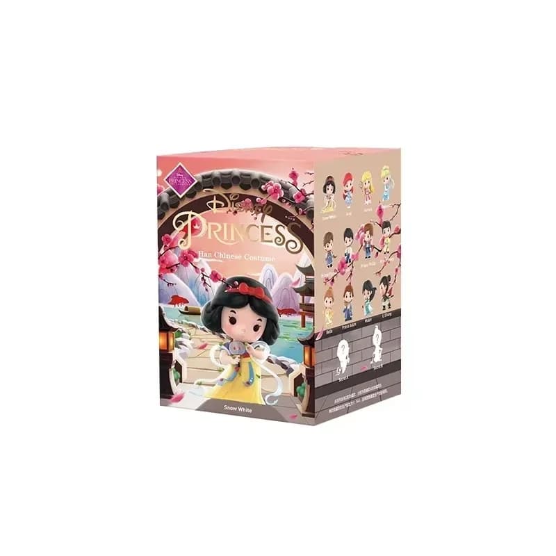POP MART Disney Princess Han Chinese Costume Series Blind Box Guess Bag Mystery Box Toys Doll Anime Figure Desktop Ornaments