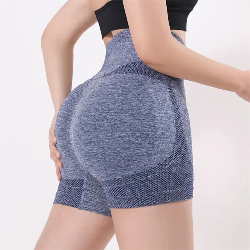 High‑Waist Peach‑Shaped Butt Lifting Athletic Yoga Shorts Stretch Breathable Anti‑Chafe Workout Bottoms Quick Dry Yoga Leggings