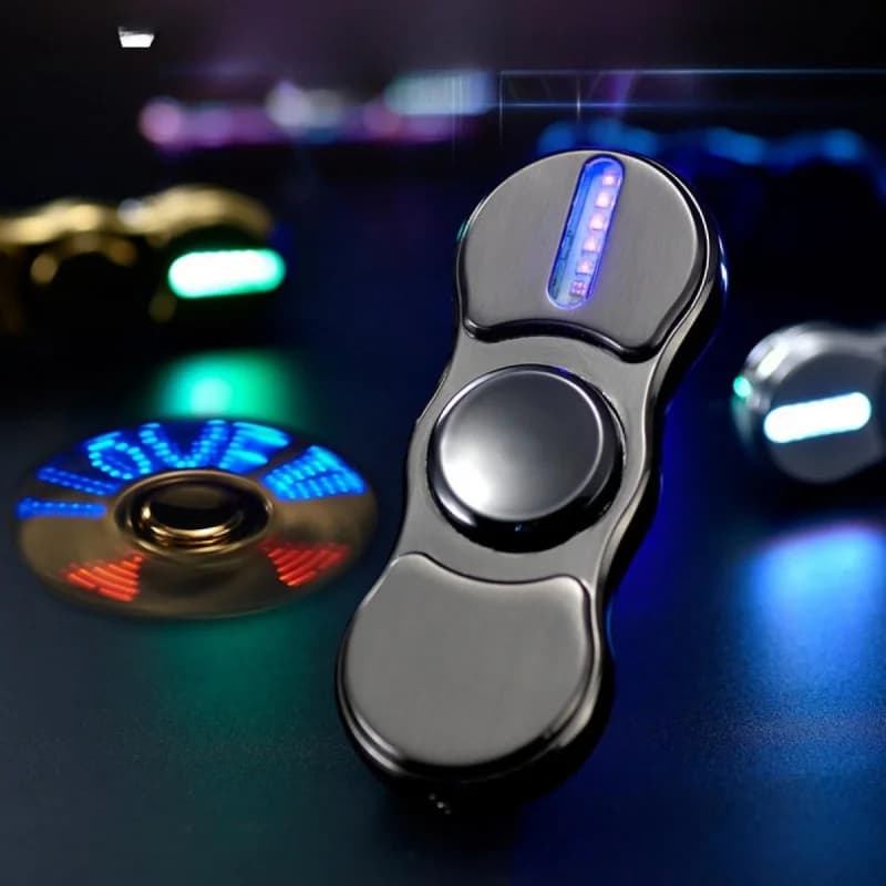 Fresh swivel lighter, rechargeable electronic lighter, creative fingerwheel, for party gifts, candles, smoking toys