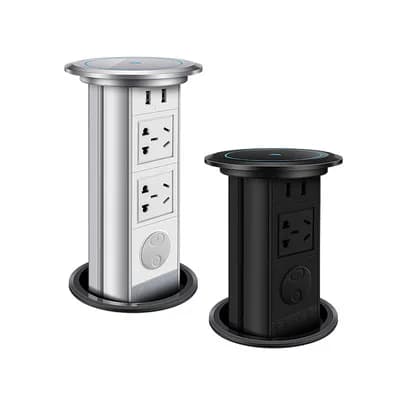 Customised Power Outlet Pop-up Socket Desktop Socket Kitchen Smart Plug Wifi with USB and Wireless Charging Desktop Power Socket