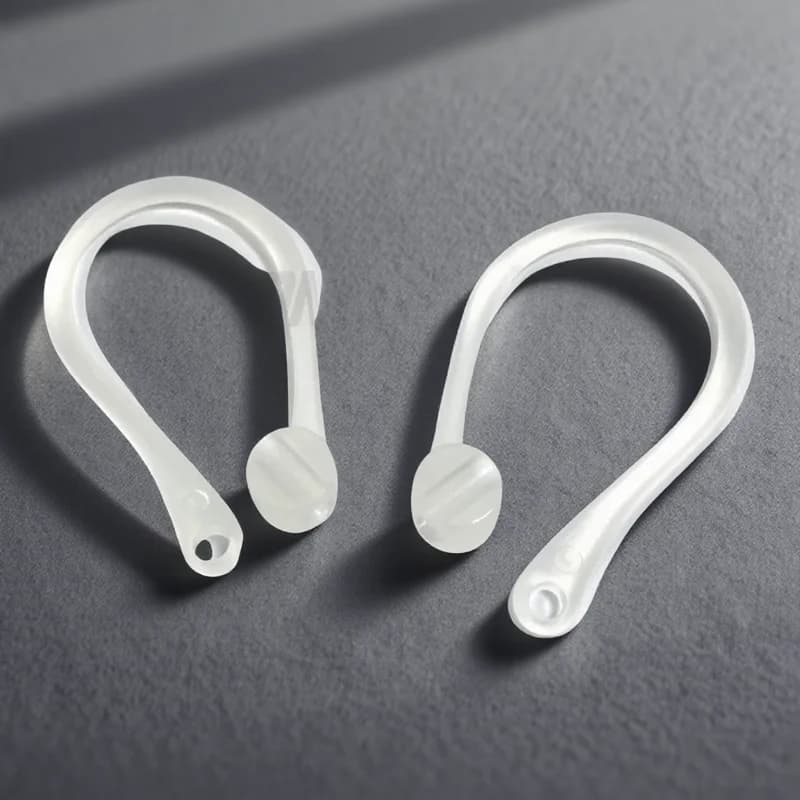 Mini ganci per le orecchie anti-smarrimento in silicone adatti perfettamente per AirPods 1 2 Clip protettiva per gancio per l'orecchio
