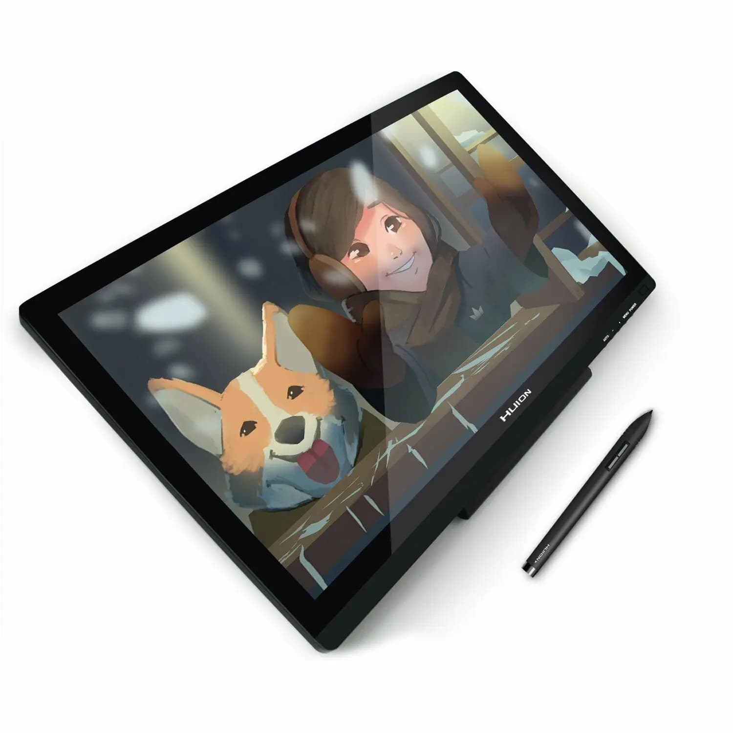 21.5 Inch LCD Electromagnetic Pen Digitizer Tablet Monitor PC for Signature, Drawing and Writing