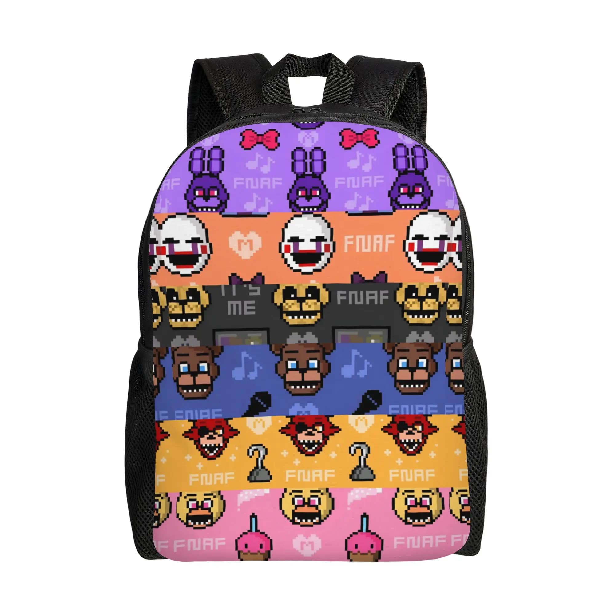 Custom FNAFS Game Backpacks for Men Women College School Student Bookbag Fits 15 Inch Laptop Bags