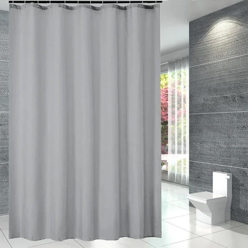 Tenda da doccia trasparente Fodera da doccia in plastica PEVA 180x180CM Tende da doccia leggere e impermeabili per bagno con magneti e ganci