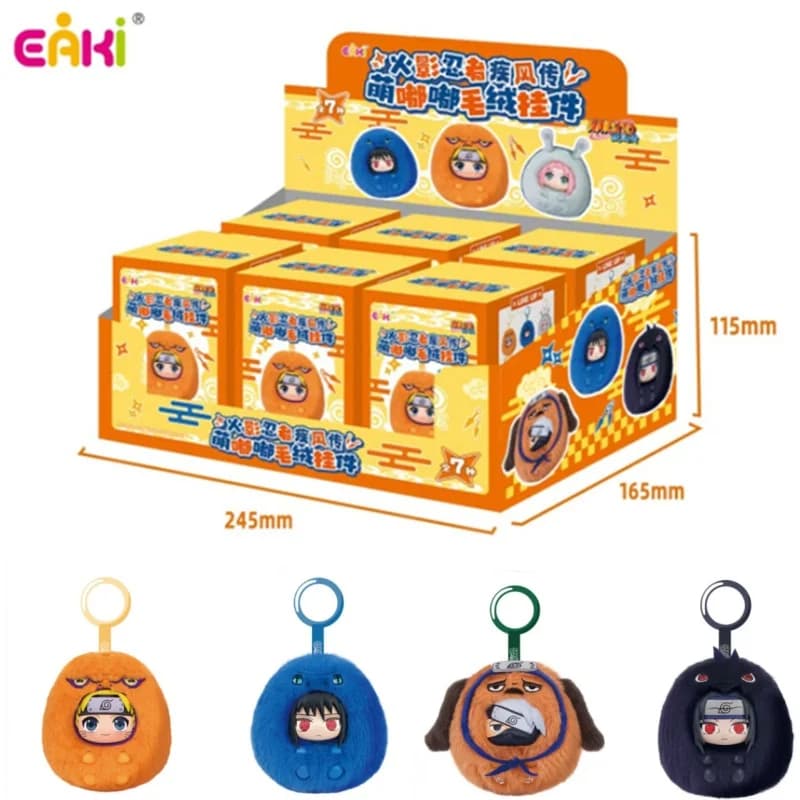 The New Original Eaki Naruto Uzumaki Naruto Blind Box Keychain Backpack Accessory Party Decoration Toy