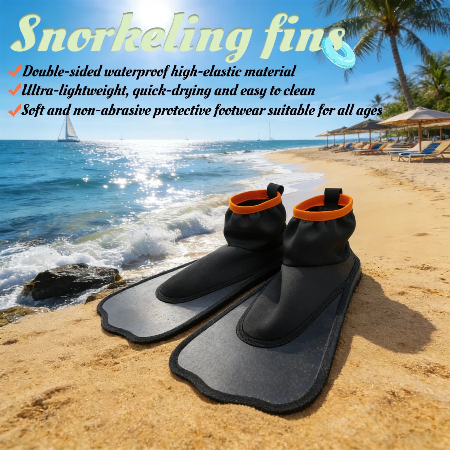 Ultra Swimming Pins Light Adult Folders, Snorkeling Pins Travel Laptops, Rapid Drying, Non Absorbent Fabric, With Tallion Strap