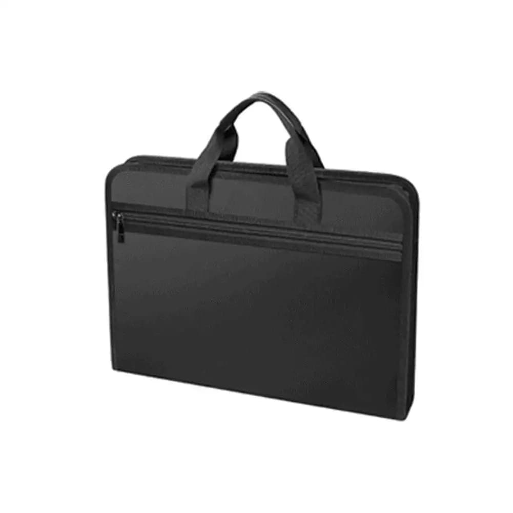 Cartella portadocumenti ignifuga A4 di grande capacità con manico Borse portaoggetti per informazioni sull'ocumenti Organizzatore di protezione per laptop da viaggio Nuovo