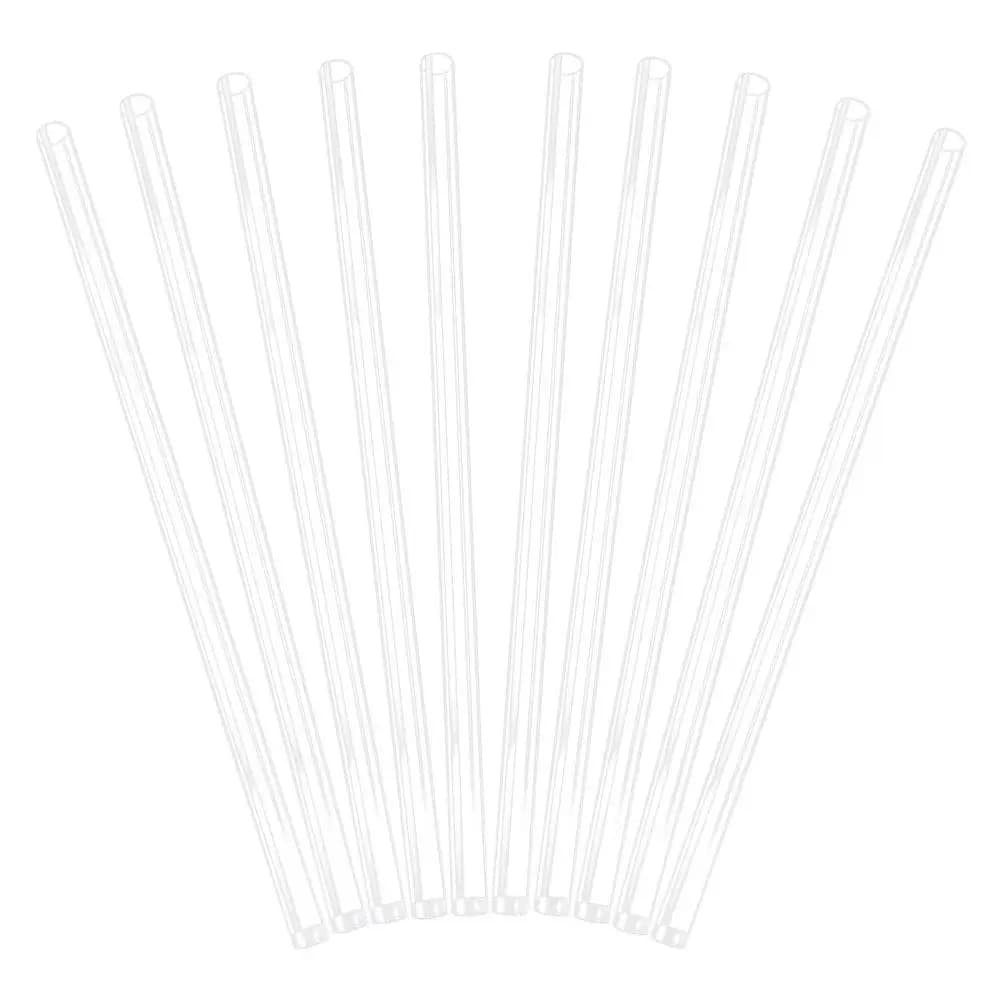 10 Pezzi Tubi Protettivi Trasparenti per Luci a Cascata Effetto Pioggia, Luci Decorative da Esterno, Protezioni per Luci a Cascata