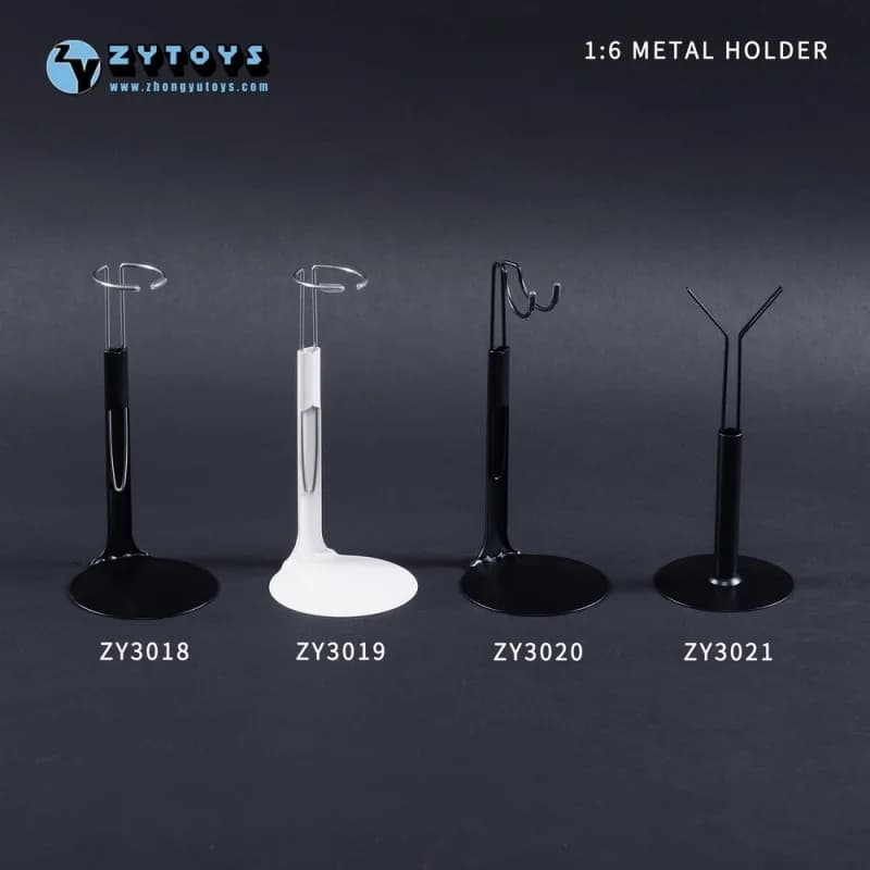 ZYTOYS ZY3018 ZY3019 ZY3020 ZY3021 1/6 Soldato Action Figures Modello Supporto in metallo Staffa di supporto Telaio di supporto Giocattoli bambola Display