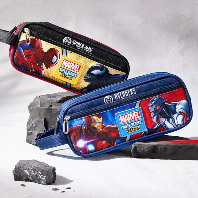 Nuovo Spider-Man e Iron Man Periferiche del film Astuccio Astuccio per matite Ritorno a scuola Regalo giocattolo anime