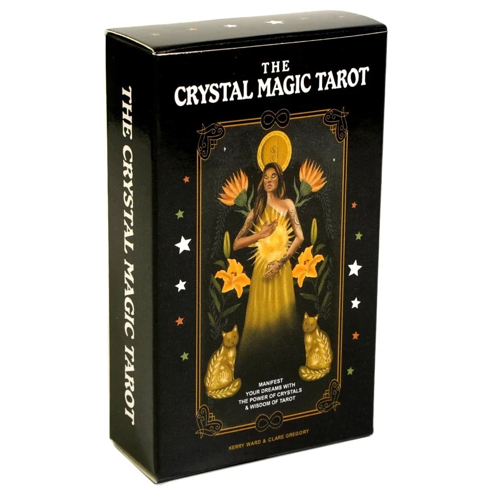 Il tarocchi magico di cristallo comprendere e controllare il tuo destino con i tarocchi 78 carte Mazzo di tarocchi Guida PDF Gioco da tavolo di carte Oracle