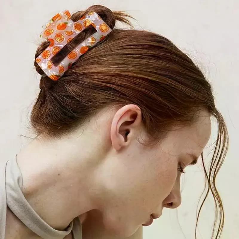 Fermacapelli a Forma di Limone, Clip Estive Semplici e Colorate per Donne, Accessori Moda per San Valentino