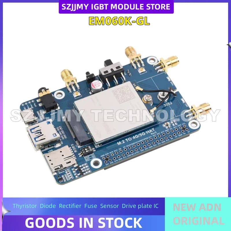 Raspberry Pi 4G Mobile Module EM060K-GL LTE-A Global Communication Expansion Card Positioning GNSS