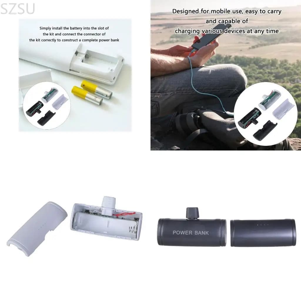 Il guscio esterno SZSU DIY Type C 18650 PowerBank semplifica il processo assemblaggio con facile slot della batteria 8