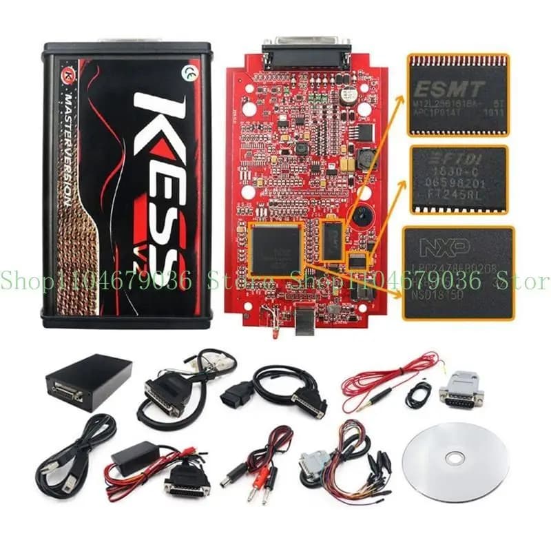 Kit di Tuning OBD2 KessV2 Manager, Programmatore ECU Kess5.017, Cavo OBD2 per la Maggior Parte delle Auto