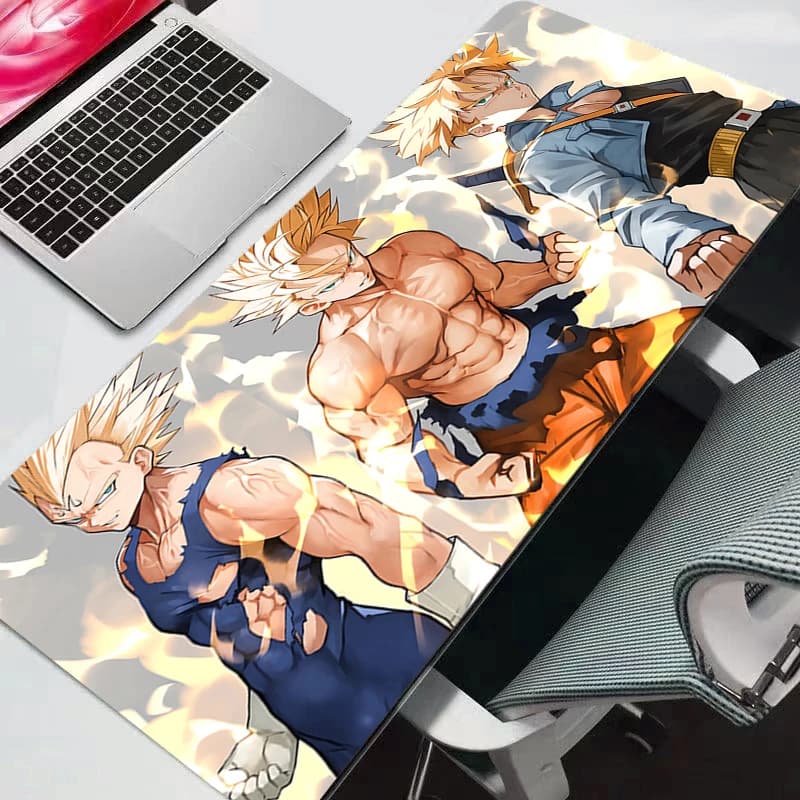 Tappetino per mouse grande Dragon Ball DBZ Gamer PC Computer Tappetini per mouse di grandi dimensioni Tappetino da scrivania Tastiera Accessori per giochi anime Nuovo tappetino per mouse anime
