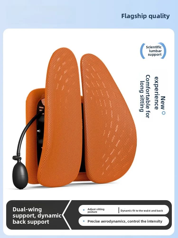 Cuscino Lombare Ergonomico per Sedia da Ufficio, Supporto per la Schiena per Sedute Prolungate, Design Moderno e Semplice con Nucleo in Spugna