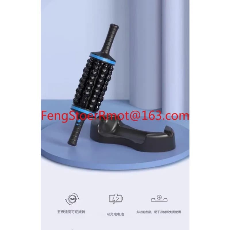 Electric Foam Roller for Muscle Relaxation, Professional Band Massage, Fitness Tool, Vibration Tube for Yoga and Sports