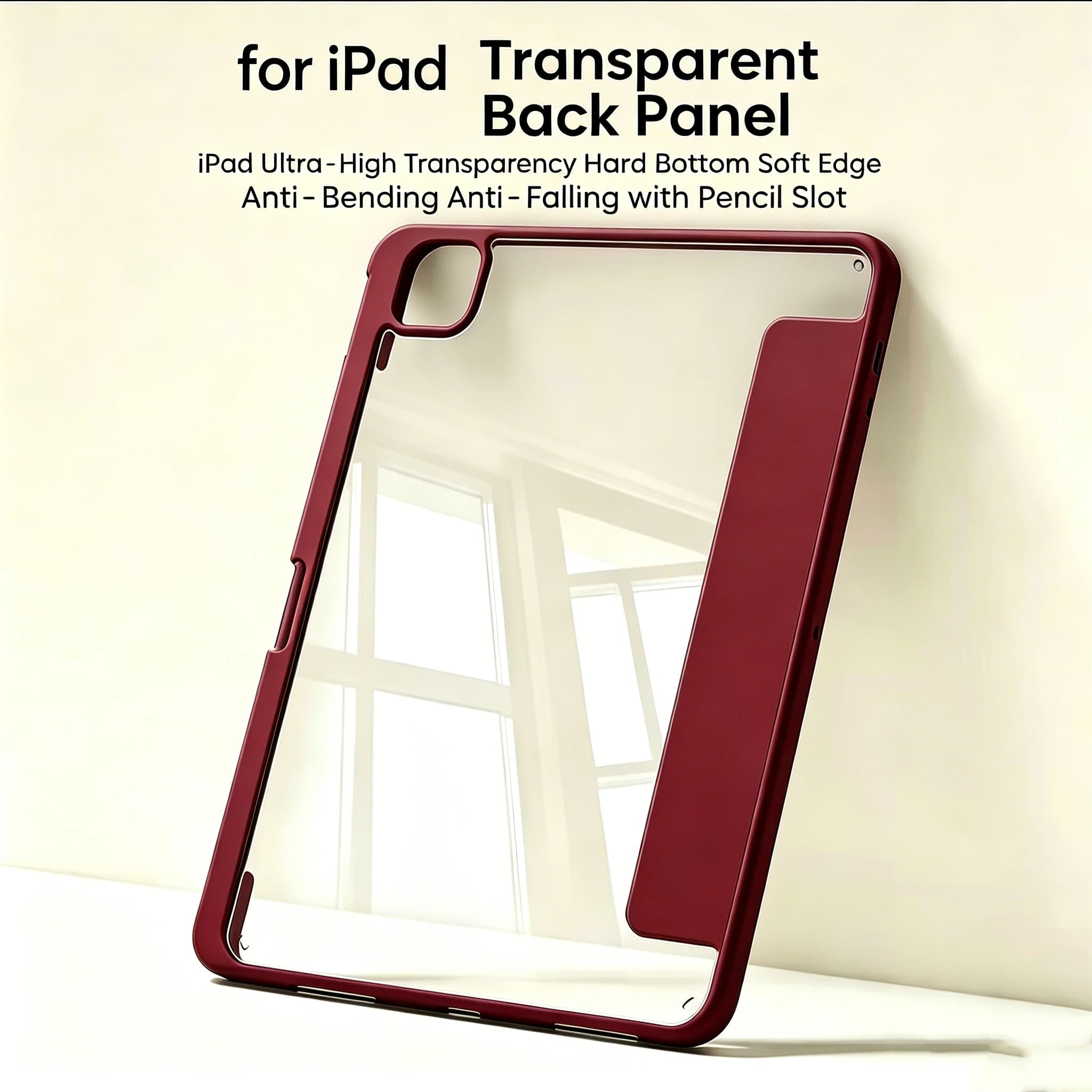 Case for ipad 10th/11th A16 Trifold Stand Smart Cover with Pencil Holder and Soft TPU Back,Supports Auto Sleep & Wake Function