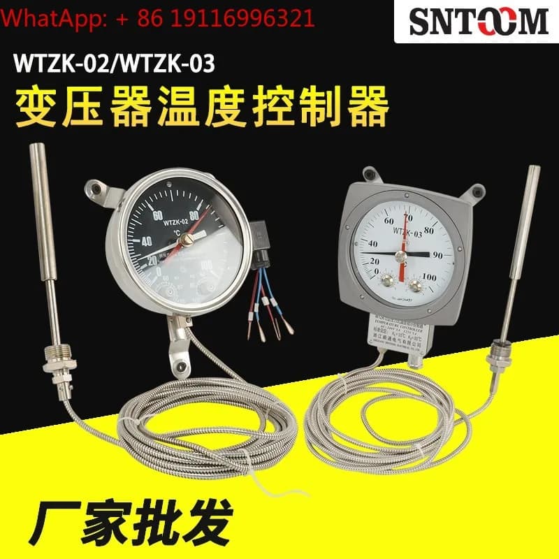 1 Piece Thermometer Pressure Temperature Indicator WTZK-02 WTZK-03