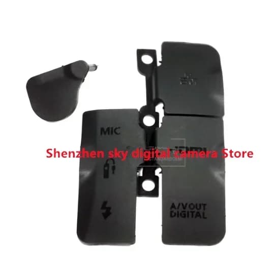 NUOVO Copriporta in gomma per microfono HDMI e USB per Canon EOS 1DX 1DX2 1DXII