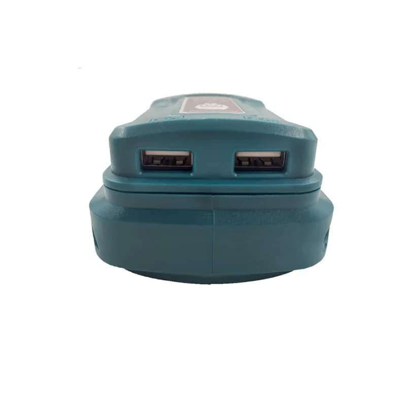 Power Bank Portatile con Doppia Porta USB e Lampada, Convertitore di Alimentazione per Batterie al Litio Makita 14.4V 18V, Adattatore Caricabatterie