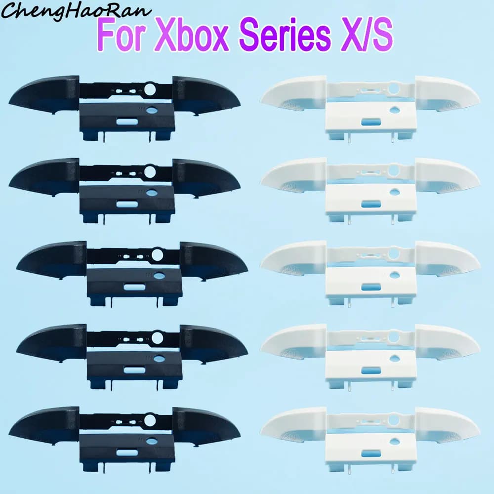 10 pezzi per Controller Xbox Series X/S in bianco e nero RB LB paraurti Trigger e staffa barra centrale parti di riparazione di ricambio