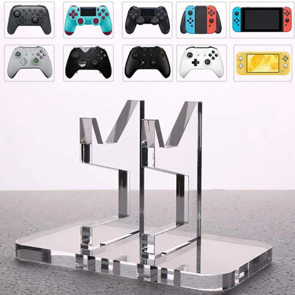 Supporto per controller di gioco per Switch Pro/PS5/Xbox Series X/PS4 Supporto per joystick Accessori di supporto per staffa per controller di gioco in acrilico