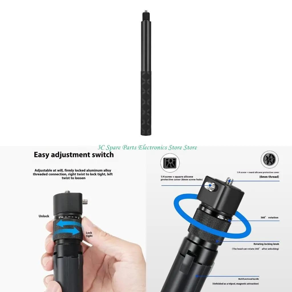 SZ Finish Turn Whirling Attractive Grip Assist for recording devices Pocket 3 and Small Camera Computer Plan