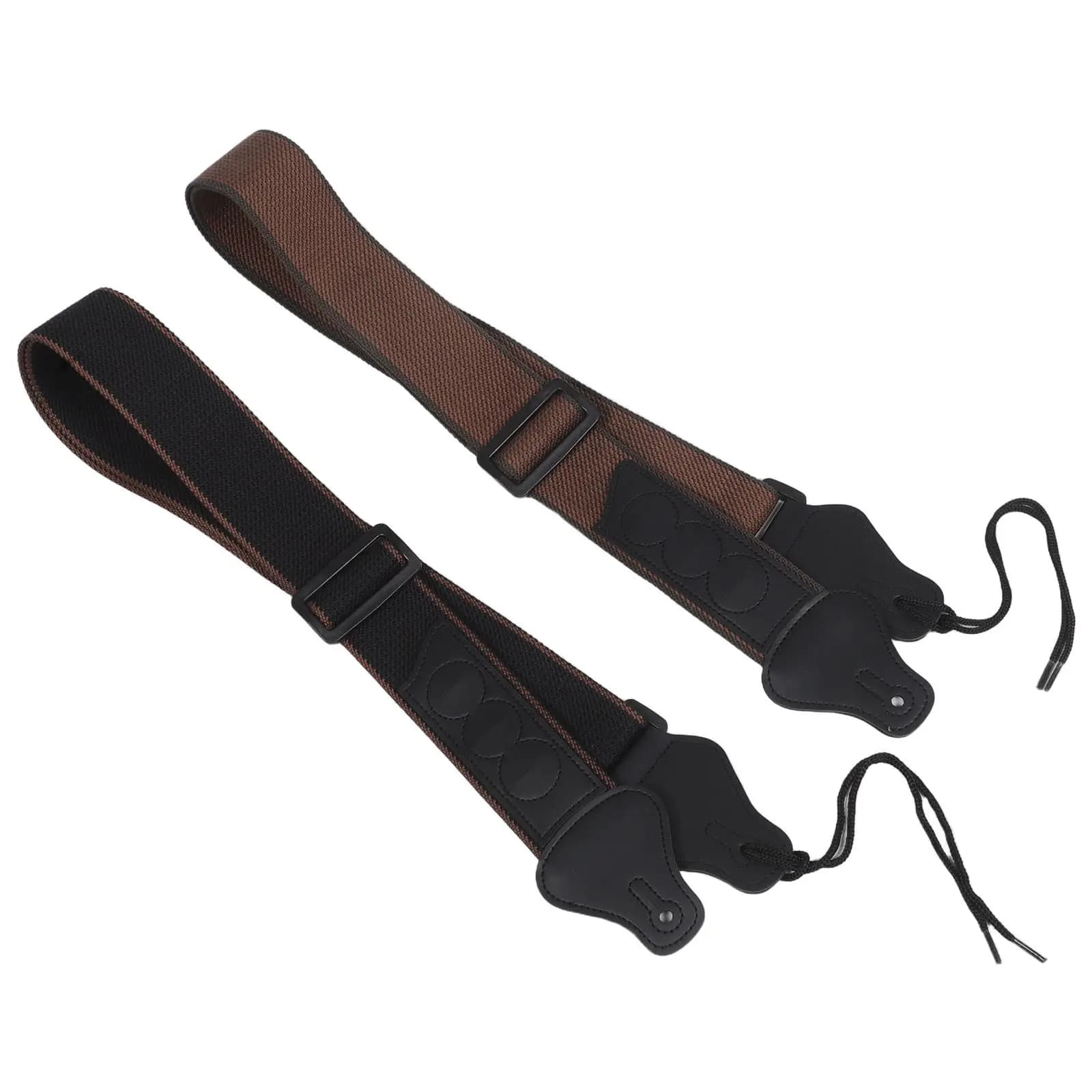 2Pcs Guitar Strap Adjustable Cotton Multifunctional Acoustic Electric Bass Guitar Strap Pick Holder Wear Resistant Comfortable