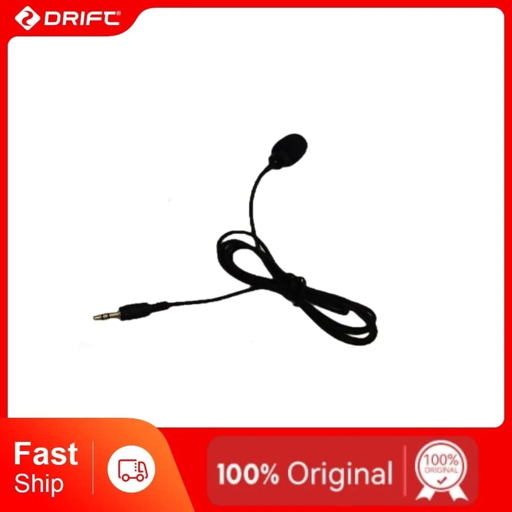 DRIFT Microfono esterno originale da 3,5 mm per accessori per fotocamere sportive Action Ghost 4K Ghost X Ghost XL