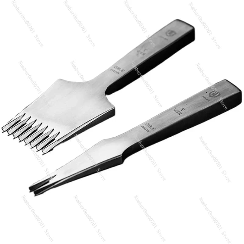 3.85 Oblique Flat Chop Liuling Chop Leather Handmade Leather Goods Cowhide Bag One Tooth Punching Tool