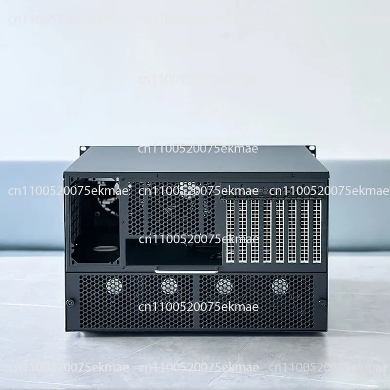 Deepened 12-bit EATX Main Board ATX Power U2 Hard Disk Enterprise Home Storage AIO Server NAS Chassis