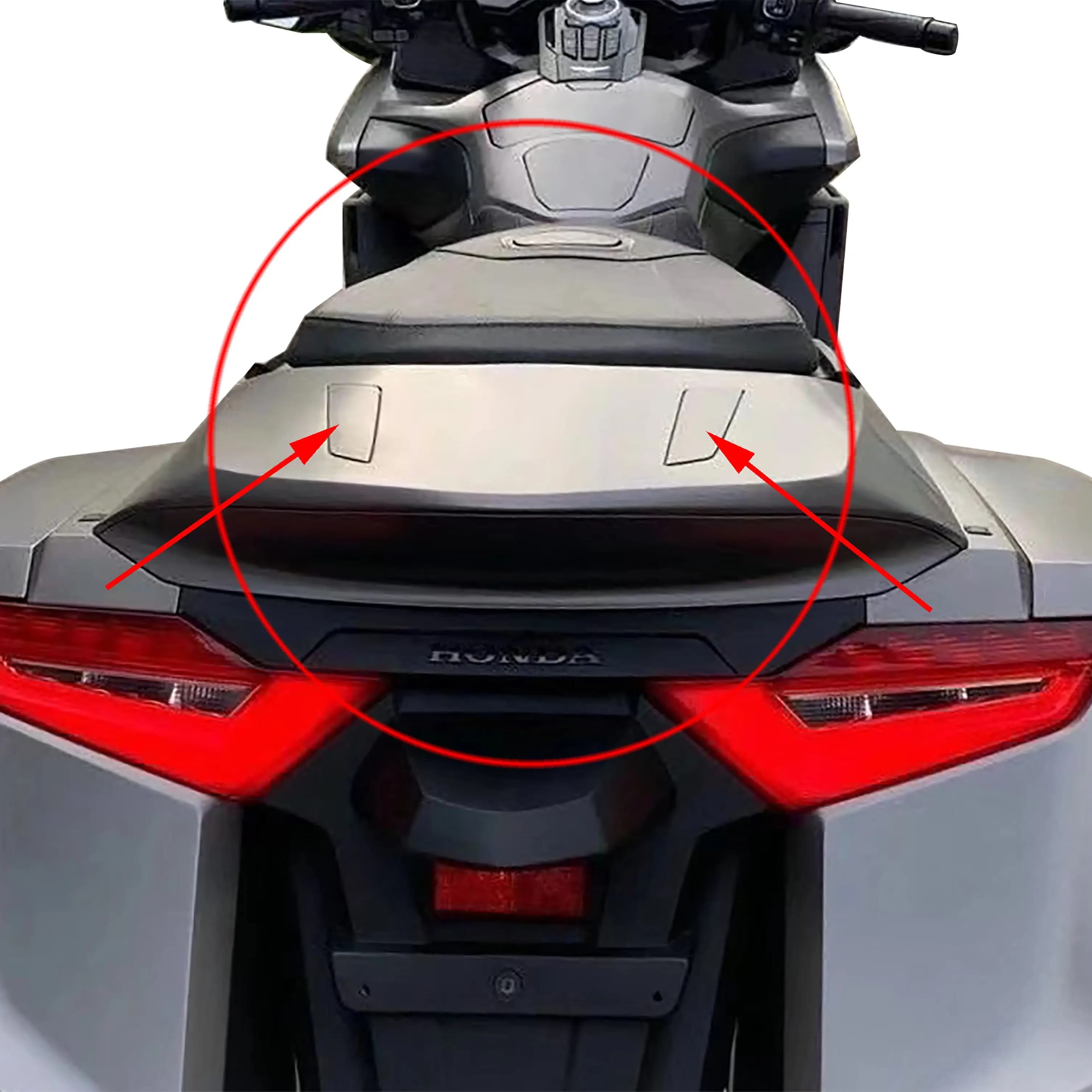 Panical moto coda piastra copertura portapacchi accessori bordo decorativo per Honda Goldwing GL1800B F6B 2018-2023