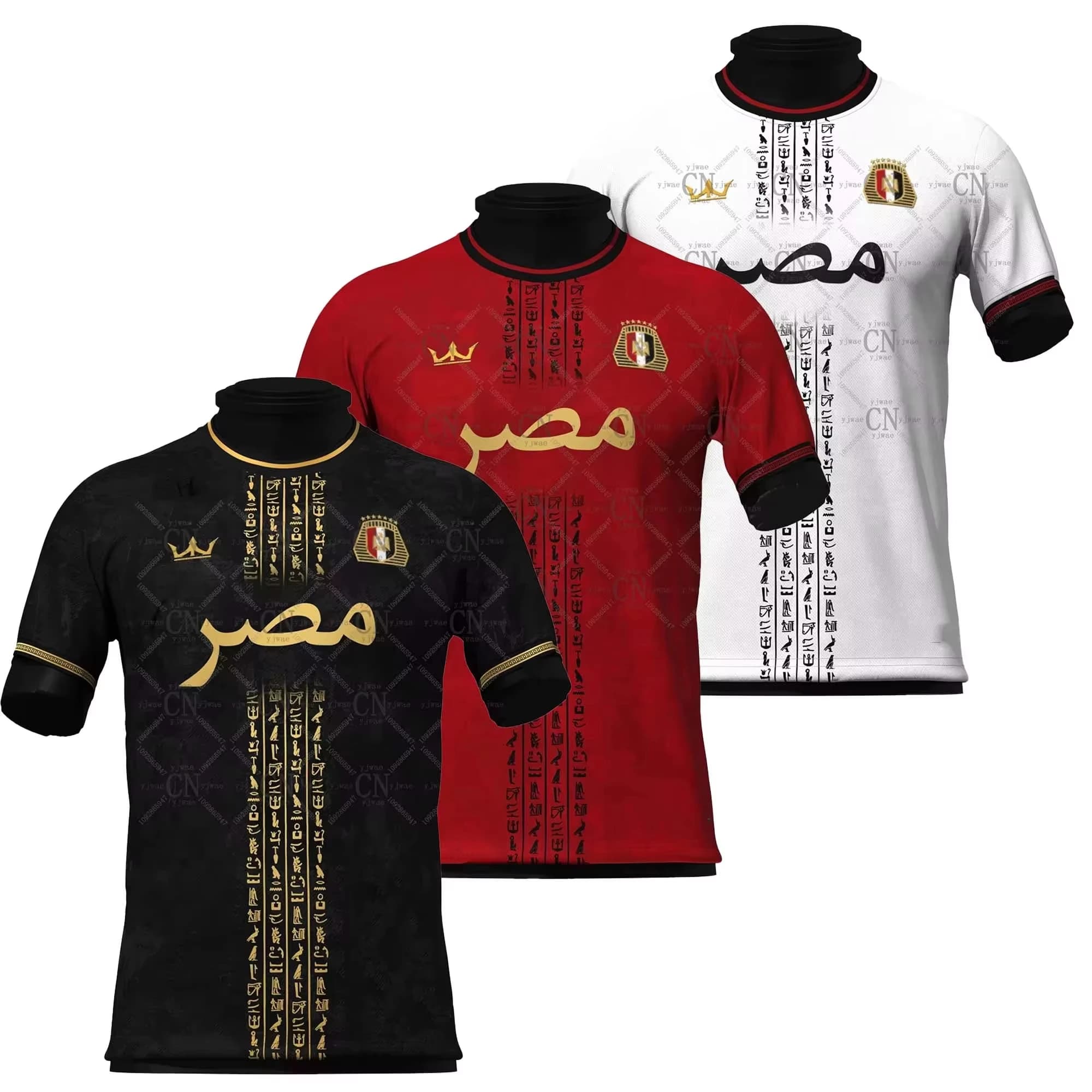 2026 Egypt Limited Edition Football T Shirt Men Short Sleeve Breathable Quick Dry Sports Jersey Summer Fitness Casual Tee