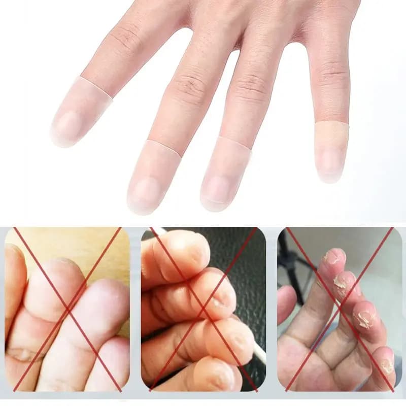 4 protezioni per le dita in silicone per chitarra, accessori per chitarra